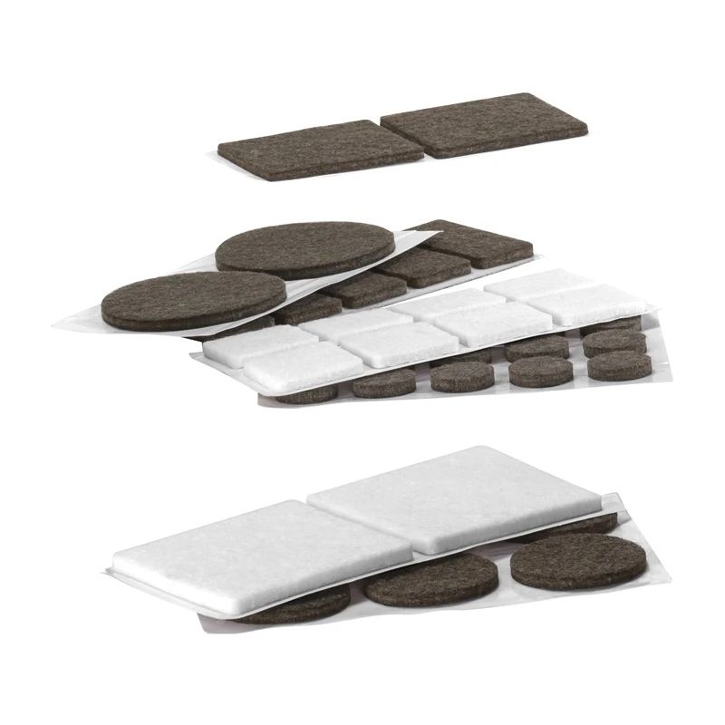 Paliktnis filca d100x100 brūns 1gab