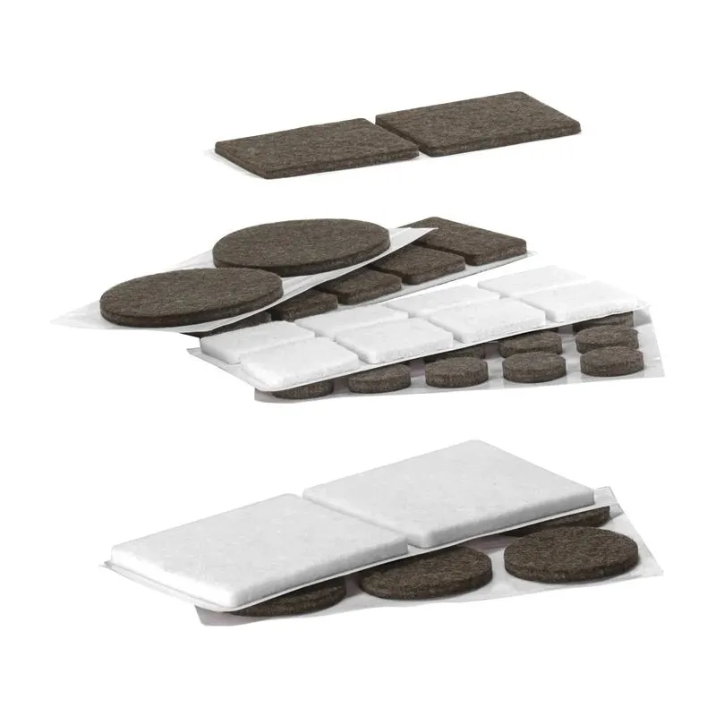 Mēbeļu paliktnis Haushalt, brūna krās., 10 cm x 10 cm, 50 gab.