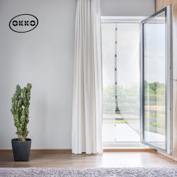 Siets-aizkari ar magn 2daļ 95x215cm bal