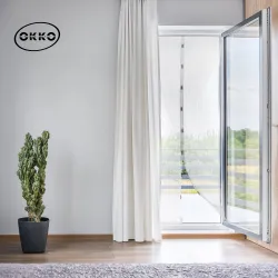 Siets-aizkari ar magn 2daļ 95x215cm bal