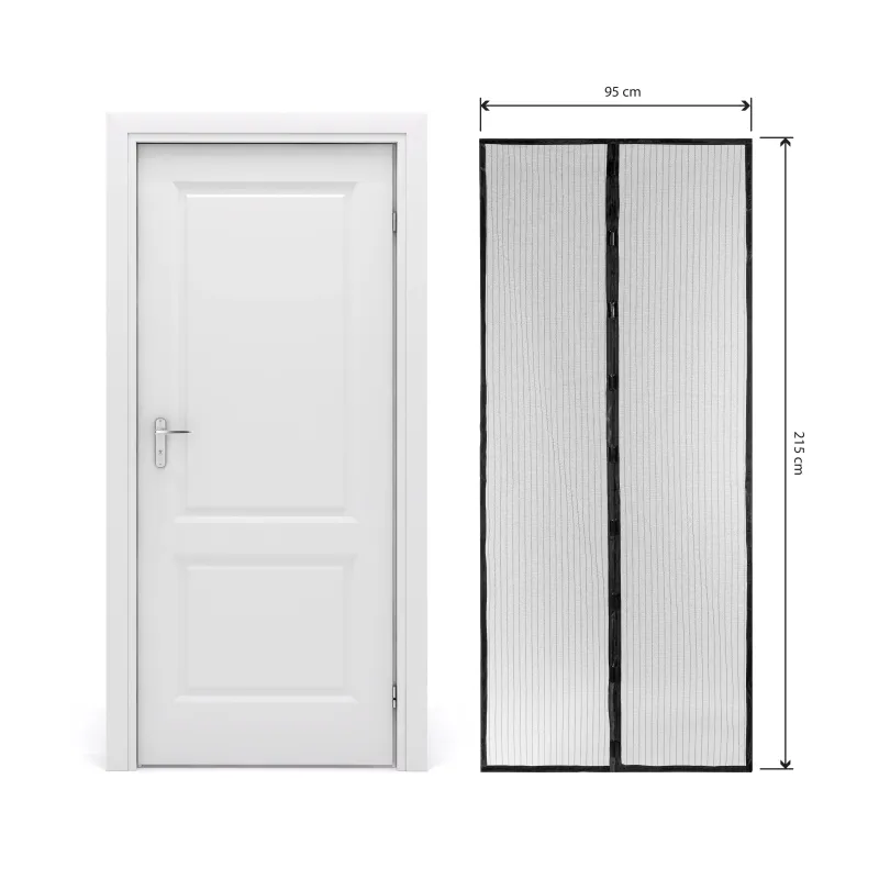 Moskītu tīkls Okko, melna krās., 215 cm x 95 cm