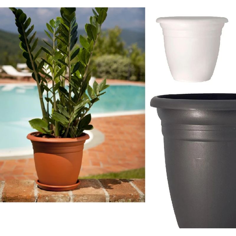 Plastm.puķu pods te000060-100d60 g.brūns