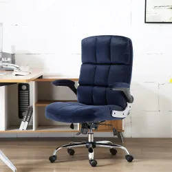 Darba krēsls Domoletti 3288, 52 x 53 x 106 - 116 cm, zila-tumši zila