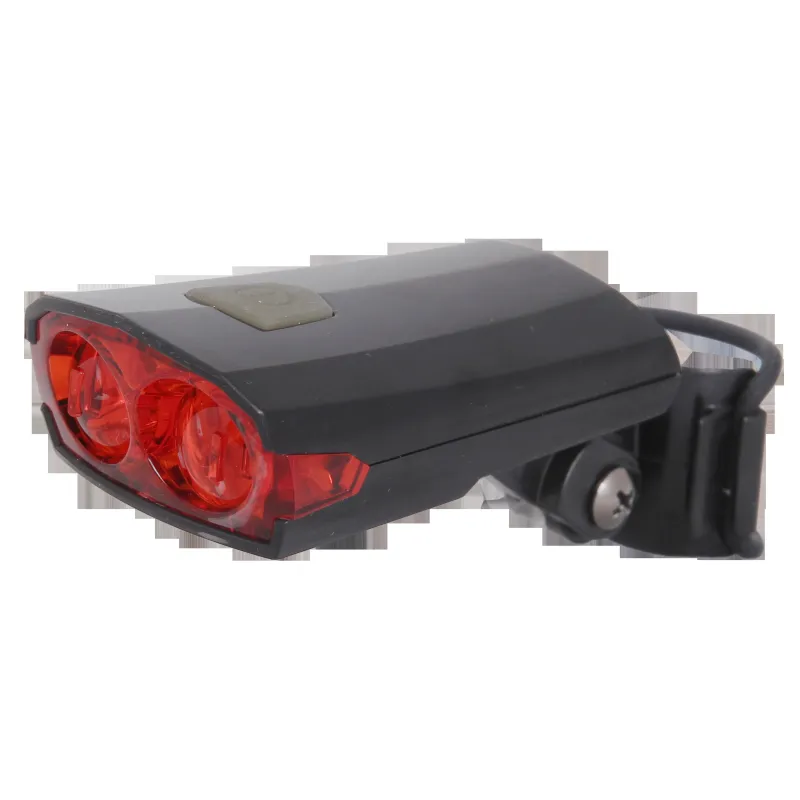 Velosipēdu lukturis, uzlādējams Outliner, plastmasa, melna krās.