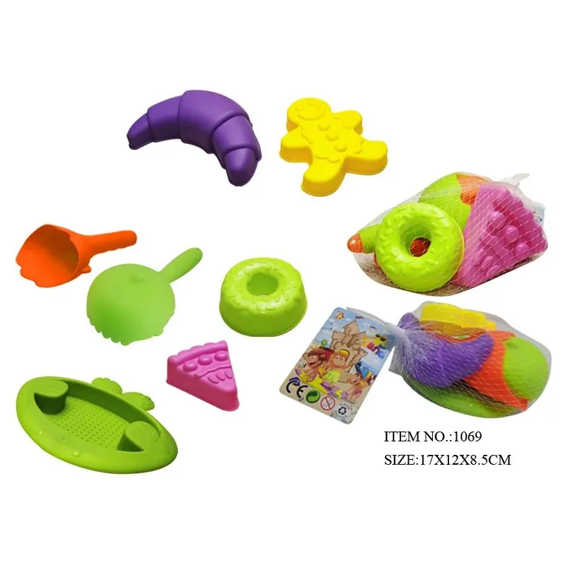 Smilšu kastes rotaļlietu komplekts 1069, daudzkrāsaina