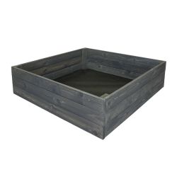 Paceļama dobe 80x80x28 juoda garden cent