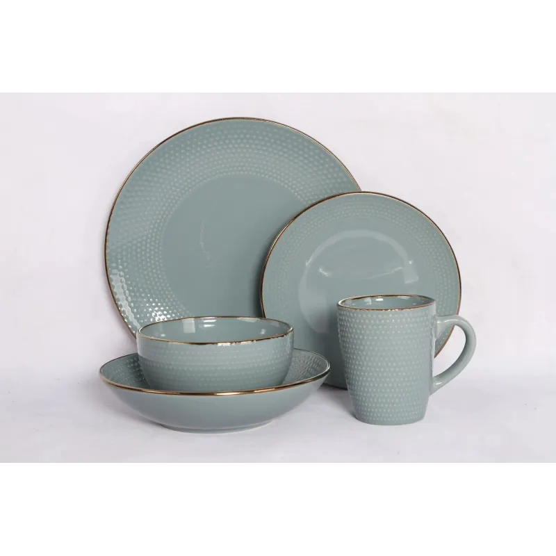 Maza bļoda Domoletti Green Dots, zaļa krās., 20 cm