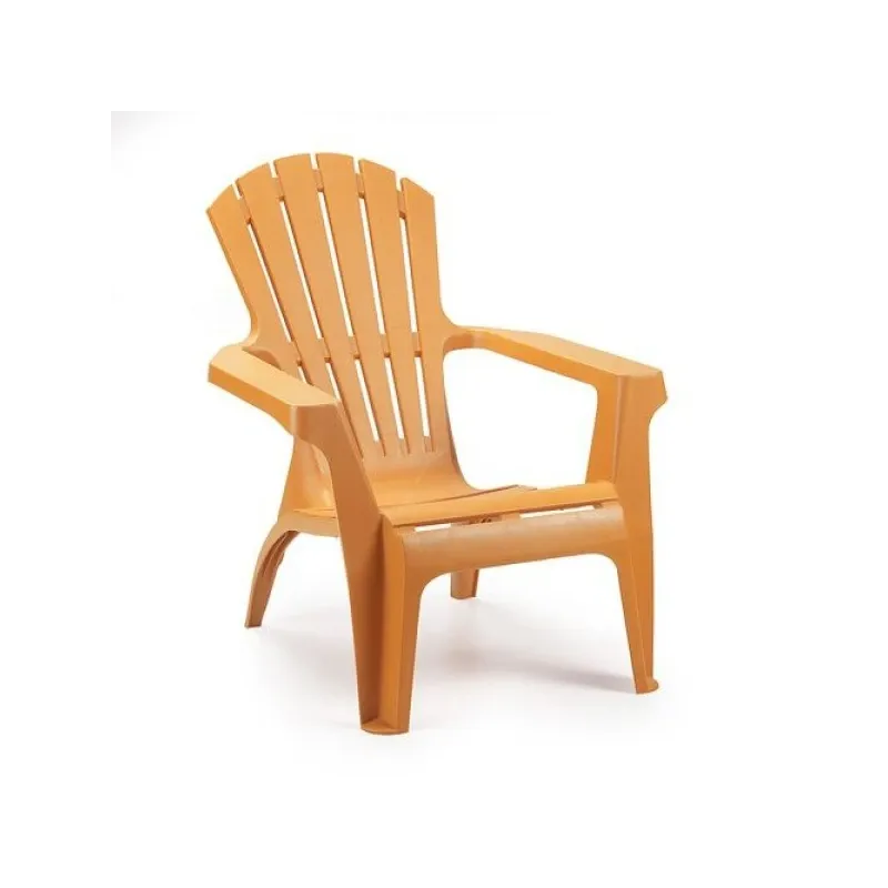 Krēsls plastmasas Dolomati oranžs