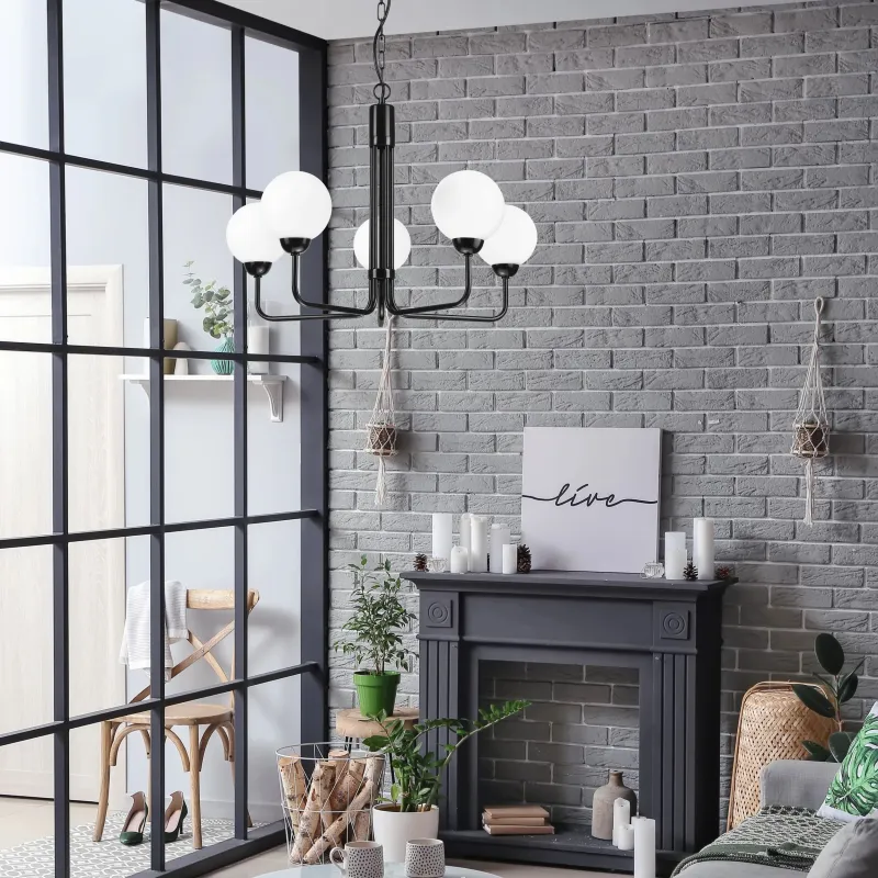 Lampa karināms Domoletti Briianna, G9, 5 x 5 W