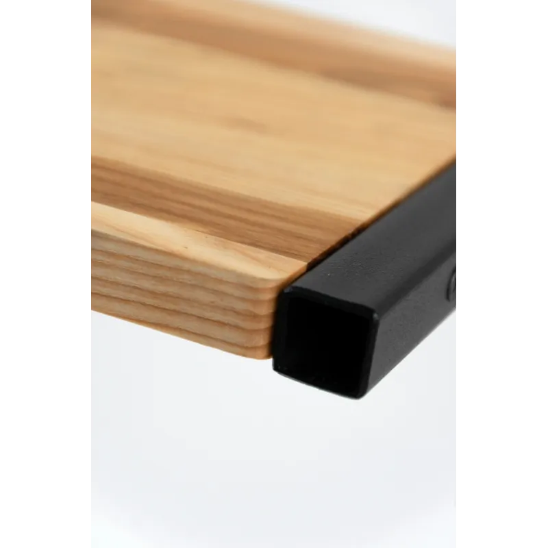 Ziedu statīvs Garden Center AMIENS, 23 cm x 19 cm, 60 cm, koks-metāls, brūna krās.-melna krās.