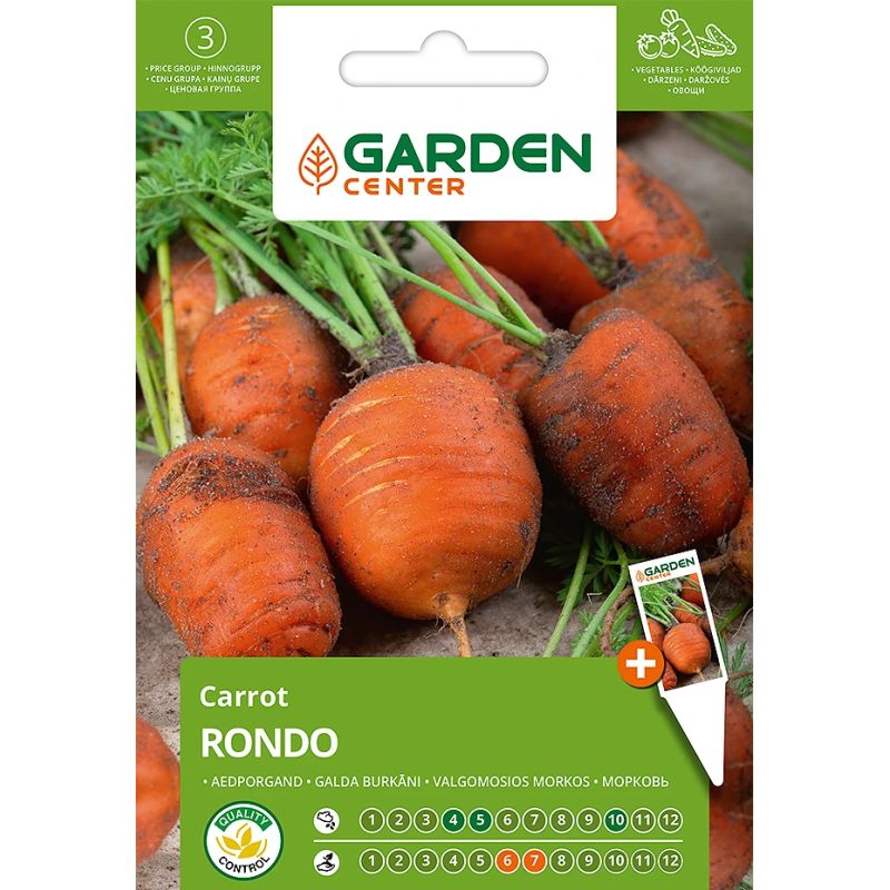 Sēklas dārz. burkāni rondo 2g