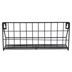 Настенная полка Domoletti Sawyl, черный, 29 см x 13 см x 10 см