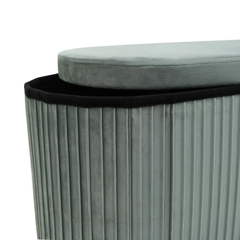 Pufs Domoletti HS522-9, pelēka krās., 78 cm x 38 cm x 38 cm