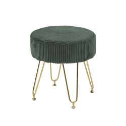 Pufs arzu tumši zaļš 38x40cm