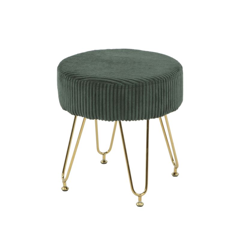 Pufs arzu tumši zaļš 38x40cm