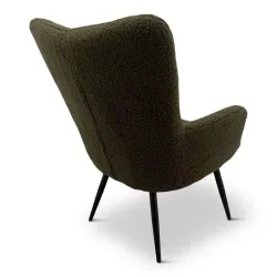 Krēsls ēdam.geo teddy zaļš 99x73x81cm