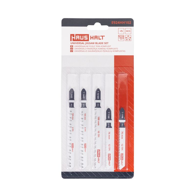 Komplekts un.fin.zāģa z.haushalt 5gab