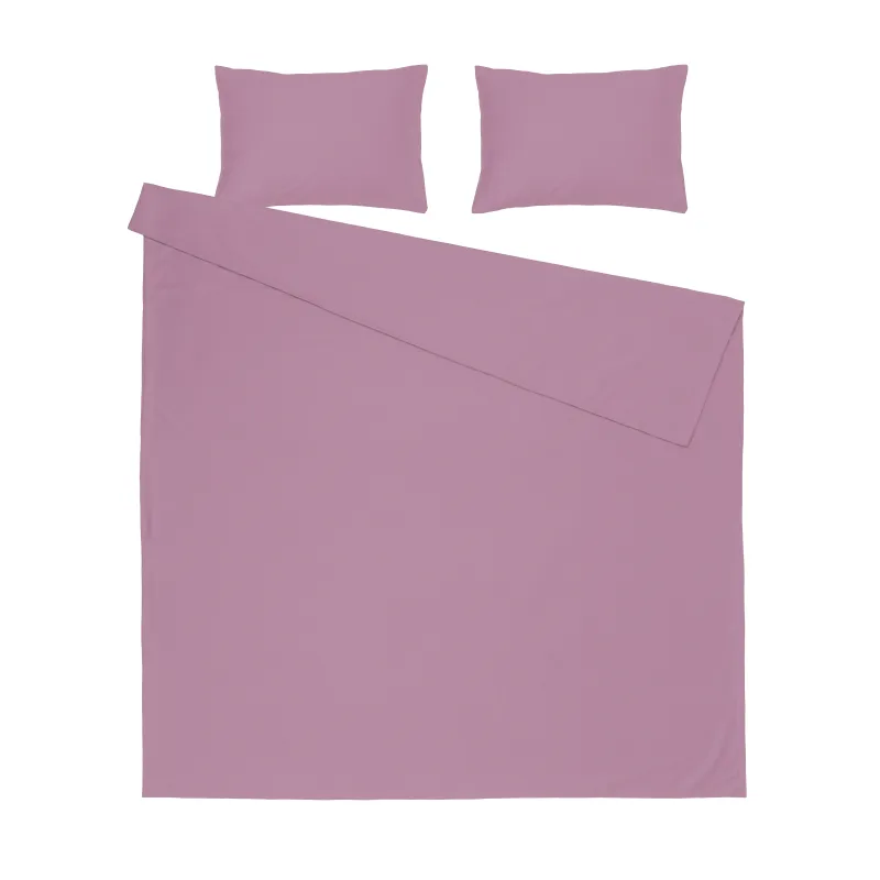 Gultas veļas komplekts Domoletti Solid PLUM, tumši violeta, 200 x 220 cm