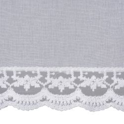 Aizkars zola 45x150 stienis balts d