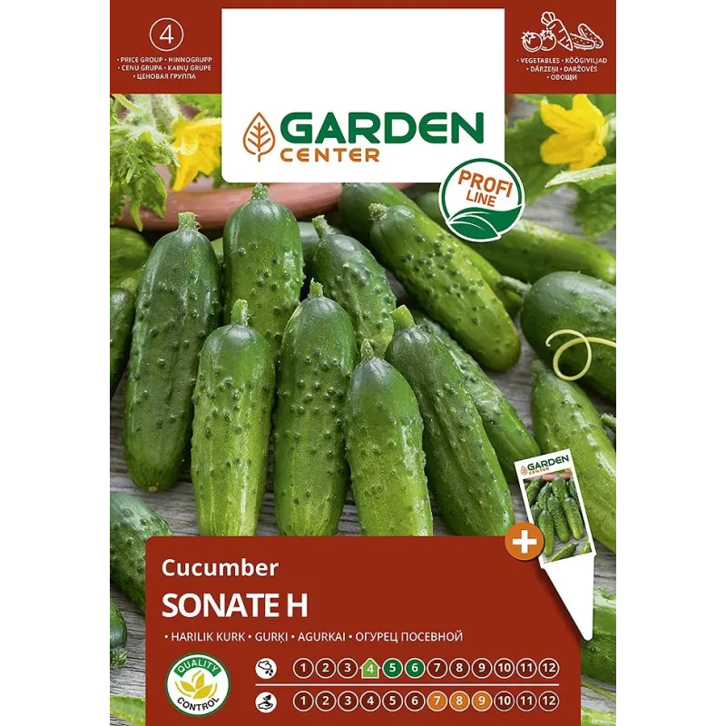 Sēklas Garden Center, gurķi SONATE H, 10 gab.