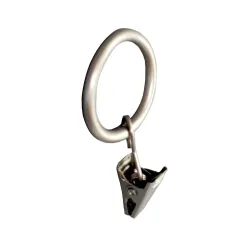 Карнизные кольца Domoletti, DIA 19 мм, серебристый цв., 10 шт.