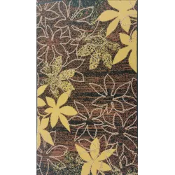 Ковер Domoletti Shiraz 1651 B11, желтый цв.-коричневый цв.-песочный цв., 150 см x 80 см