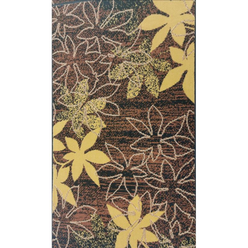 Paklājs 1651 b11 0.80x1.50 brūns dzelt