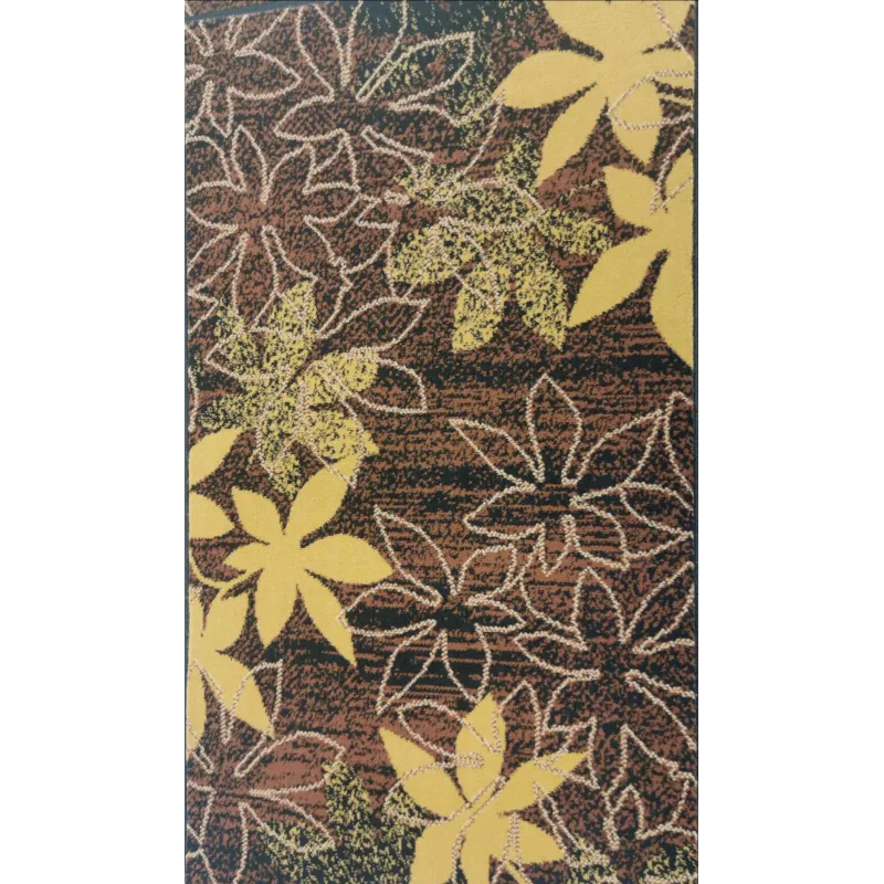 Paklājs Domoletti Shiraz 1651 B11, dzeltena krās.-brūna krās.-smilškrāsas, 150 cm x 80 cm