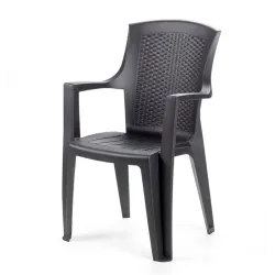 Outdoor Chair GARDEN4YOU EDEN, anthracite, 62×60×89 cm