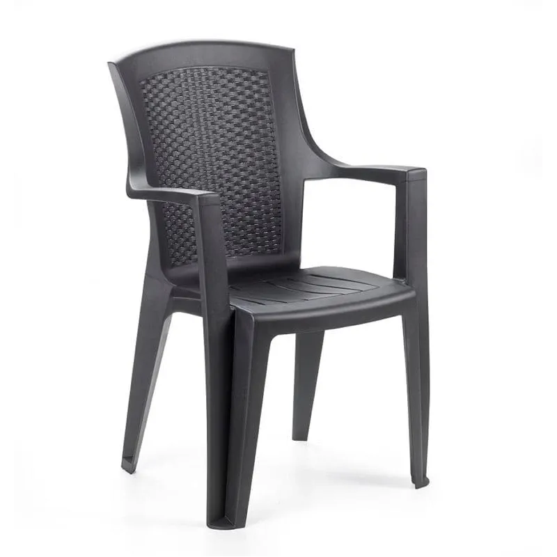 Outdoor Chair GARDEN4YOU EDEN, anthracite, 62×60×89 cm