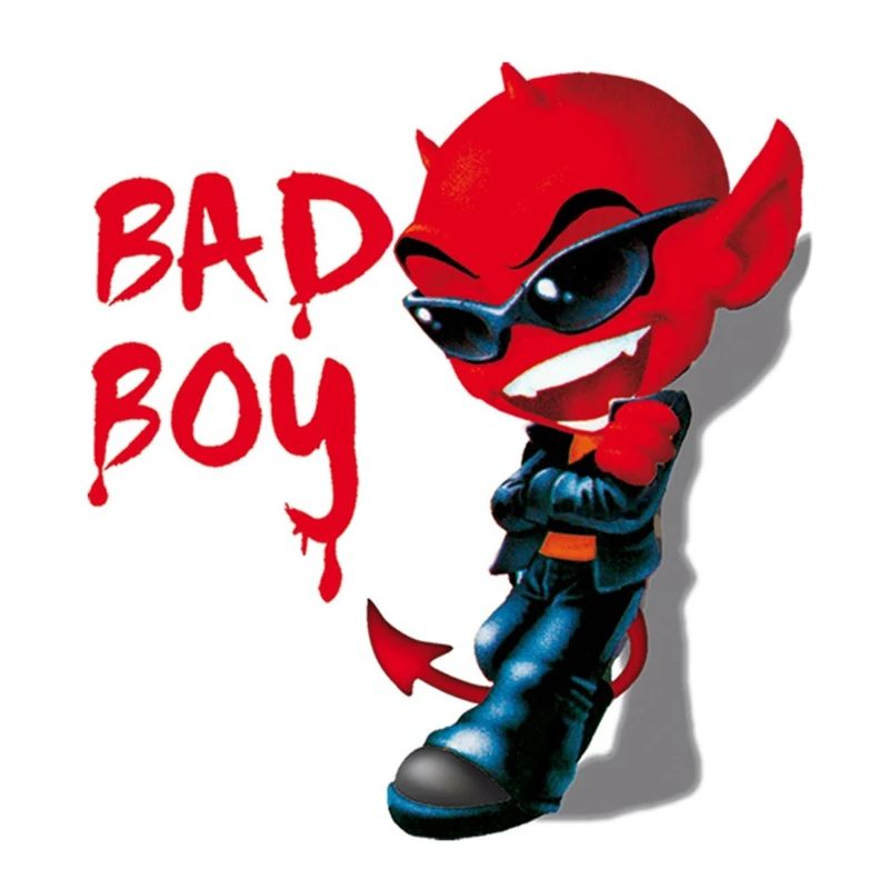 Auto uzlīme bad boy 12x11cm