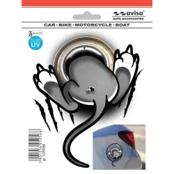 Auto uzlīme pele - moskīts 14x25cm