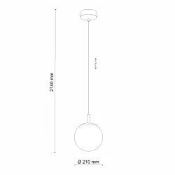 Šviestuvas kabinamas TK Lighting Cadix 4609, G9, 1 x 6 W