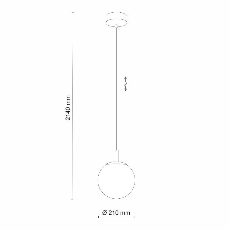 Lampa karināms TK Lighting Cadix 4609, G9, 1 x 6 W