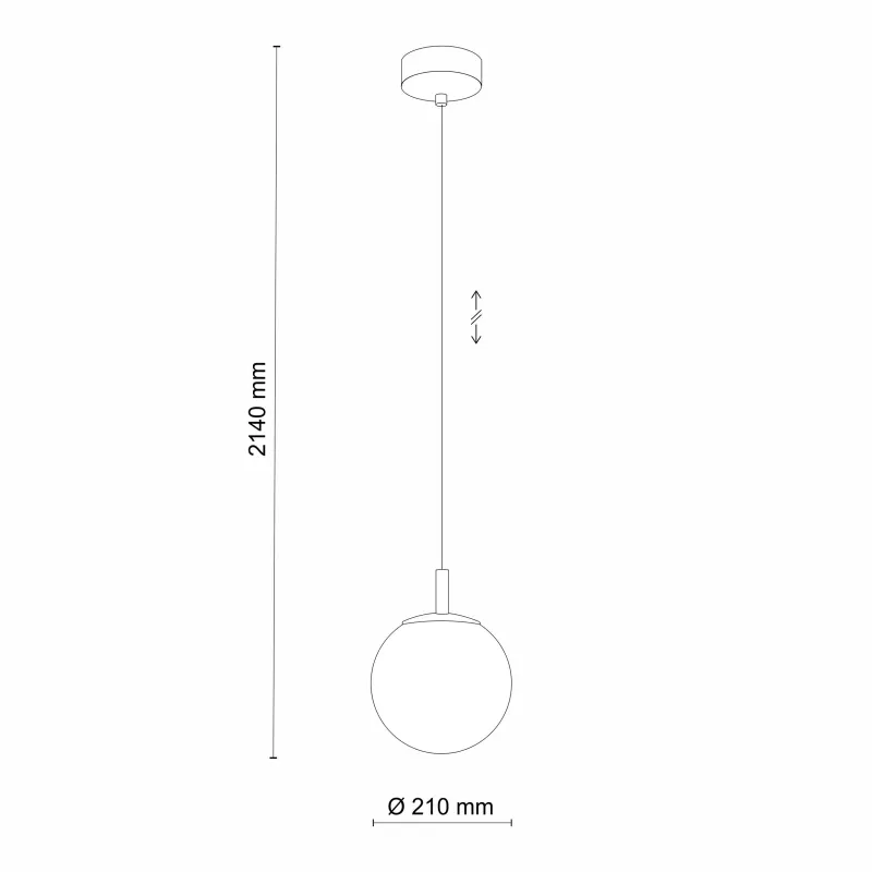 Lampa karināms TK Lighting Cadix 4609, G9, 1 x 6 W