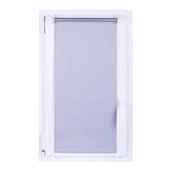 Roller blind Domoletti MINI B-O 054, grey 810x1500 mm