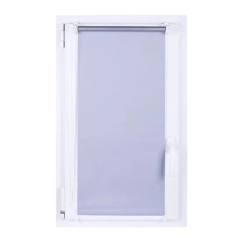 Rullo žalūzijas Domoletti Mini B-O 054, pelēka krās., 81 cm x 150 cm