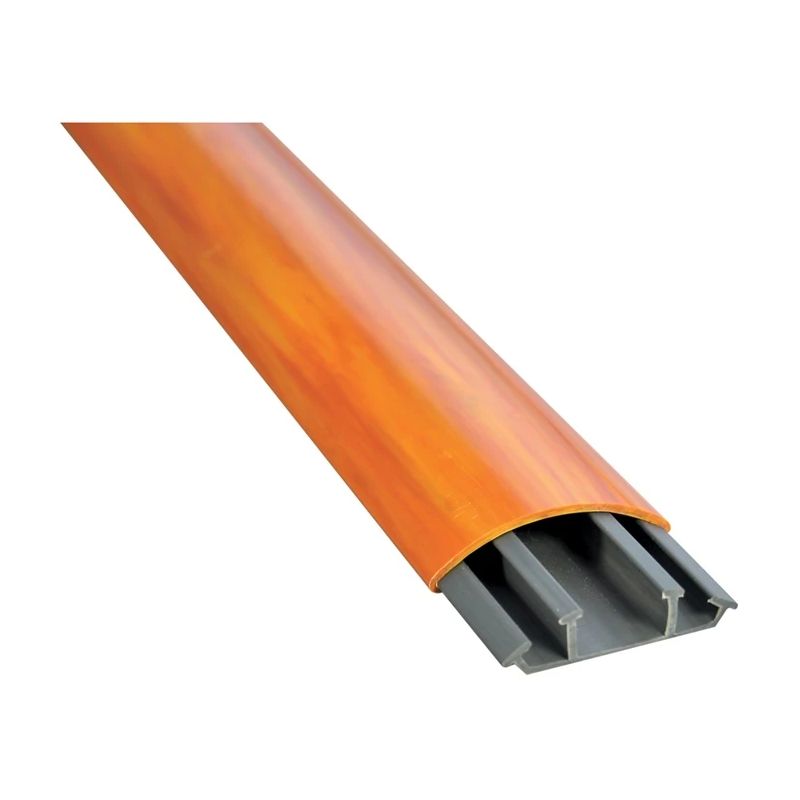 Kabeļu kanāls grīdām lpo50x15 gaišs koks