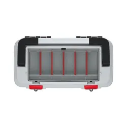 Instrumentu kaste, 47 cm x 25.6 cm x 23.8 cm, melna krās.