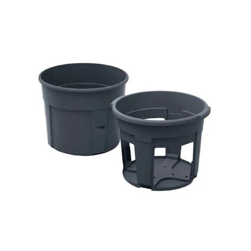 Puķu pods Keden IZIE400-S433, plastmasa, antracīta krās.