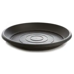 Puķu poda šķīvis Prosperplast Terra Nova POD33, pelēka krās., 33 cm