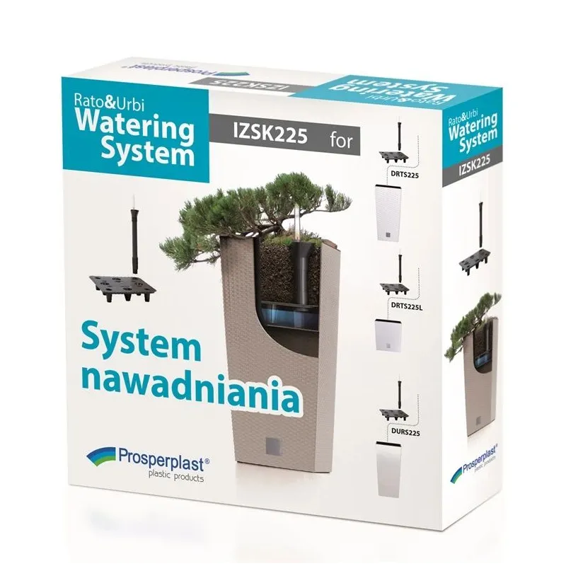 Laistīšanas komplekts Prosperplast IZSK225, melna krās., 21 cm