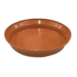 Puķu poda šķīvis Uniplastex Terrana, brūna krās., 11 cm