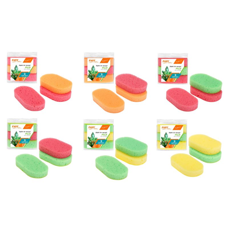 Sūkļi trauku fuji 3gab