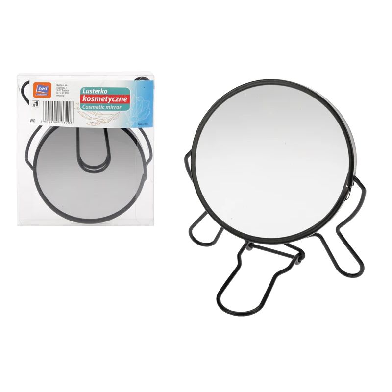 Spogulis kosm. ar statīvu melns