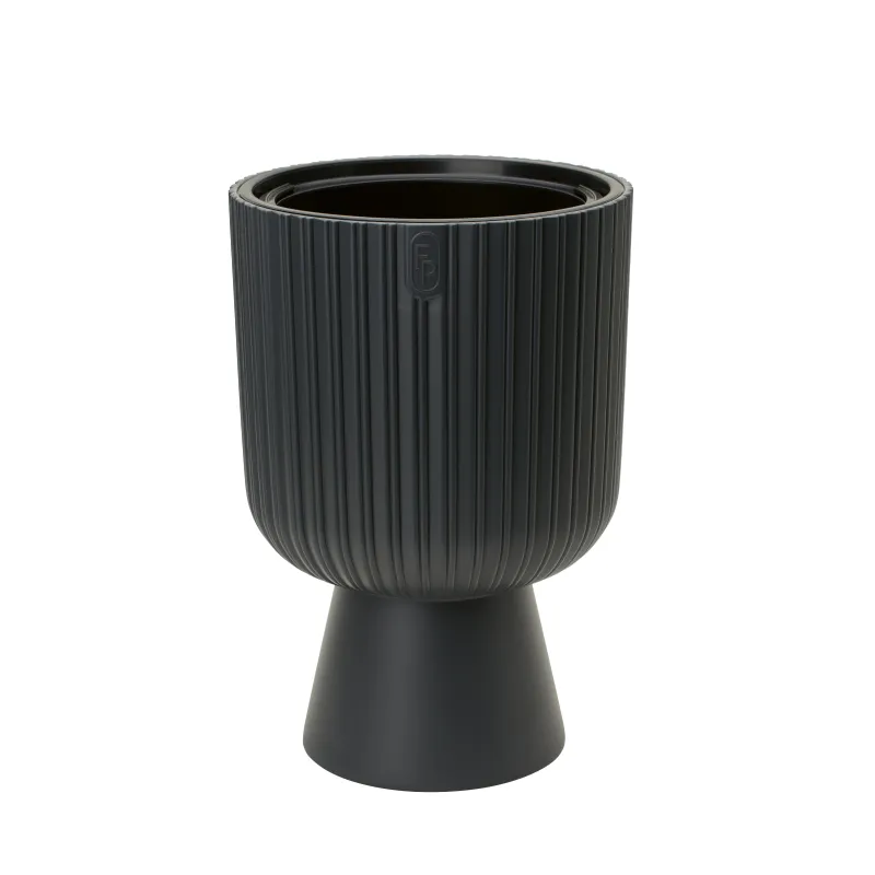 Puķu pods Form Plastic KELI MIKA 5130-014, plastmasa, antracīta