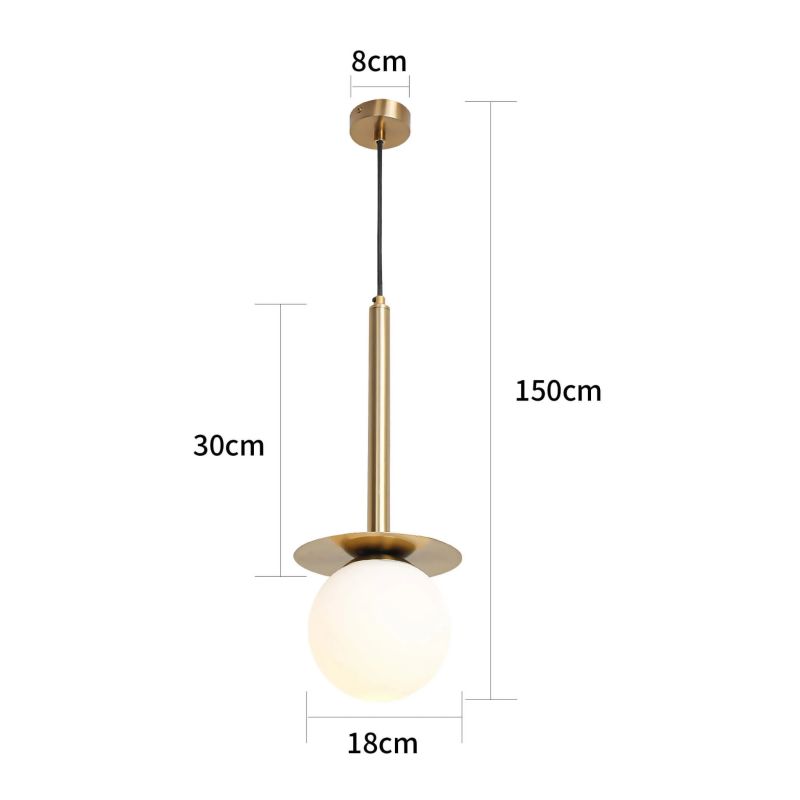 Lampa karināms Light Prestige Roma LP-1345-1P GD, E14, 1 x 40 W