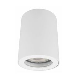 Lampa piest.faro gu10 ip65 balta