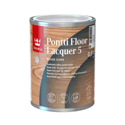 Laka, pilnīgi matēta Tikkurila Pontti Floor Laquer 5, 0.9 l