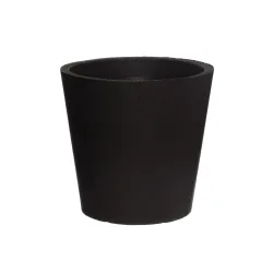 Puķu pods termo piccolo d39 melns